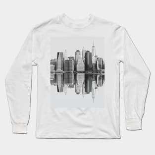 Downtown 2 (reflection) Long Sleeve T-Shirt